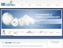 Tablet Screenshot of cbclighting.com